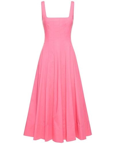 STAUD Wells Dress - Pink