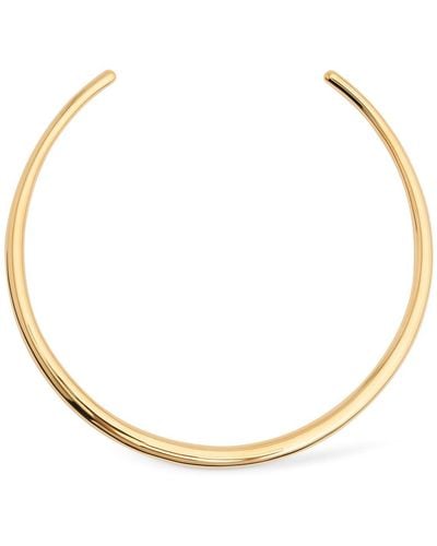LIE STUDIO The Elisa Collar Necklace - Metallic
