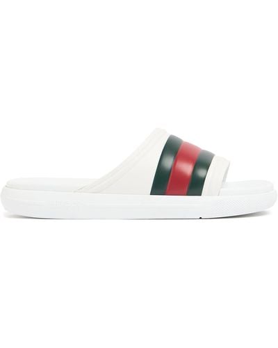 Gucci Gummi-sandalen "ace" - Weiß