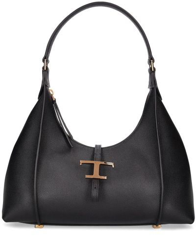 Tod's Borsa hobo piccola tsb in pelle - Nero