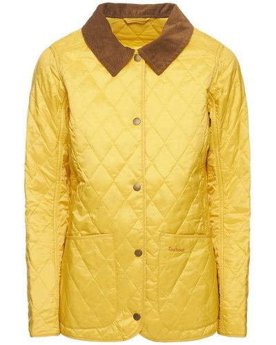 Barbour Annandale Quilted Jacket - Yellow