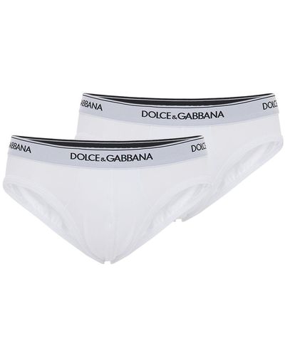 Dolce & Gabbana コットン ブリーフ X2 - ホワイト