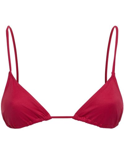 Tropic of C Equator Triangle Bikini Top - Red