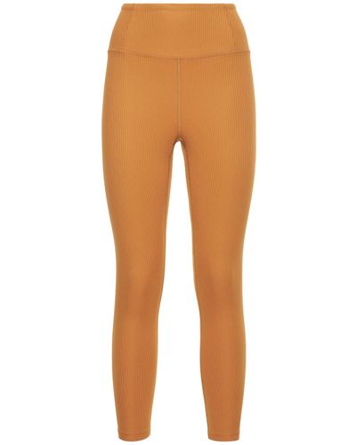 GIRLFRIEND COLLECTIVE Rib High Rise 7/8 Tech leggings - Orange
