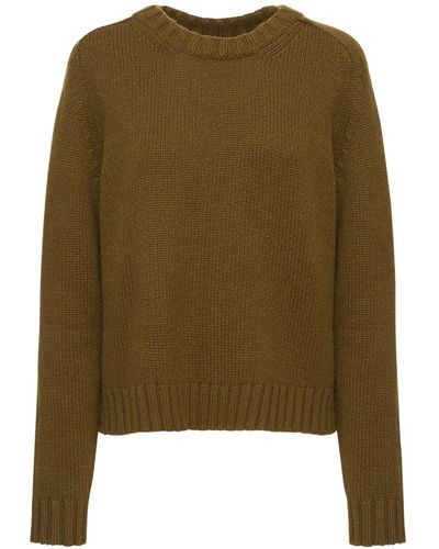 Khaite Mae Cashmere Sweater - Grün