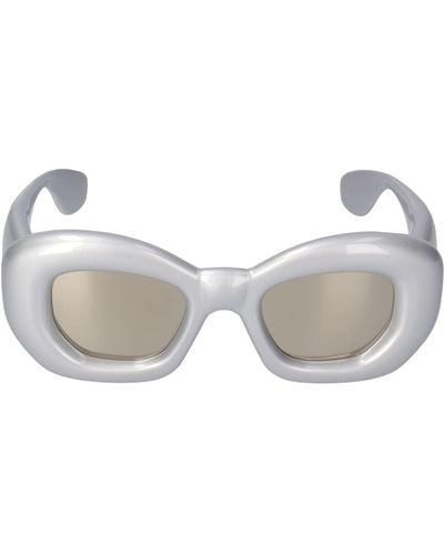 Loewe Aufgeblasene Katzenaugen-sonnenbrille - Grau