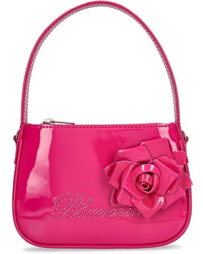 Blumarine Handtasche Aus Lackleder - Pink