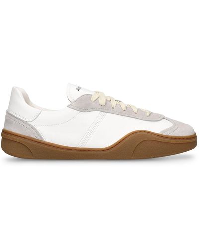 Acne Studios Bars Leather Sneakers - White