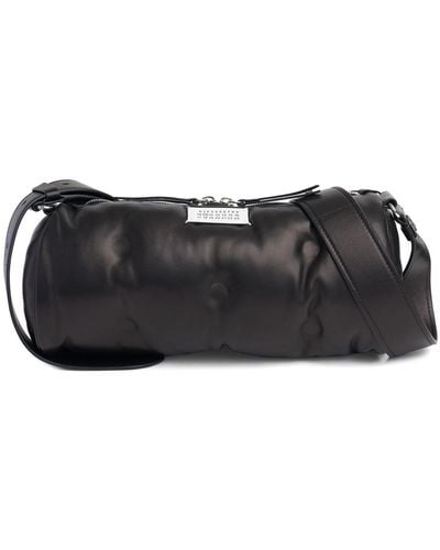 Maison Margiela Glam Slam Pillow Leather Shoulder Bag - Gray