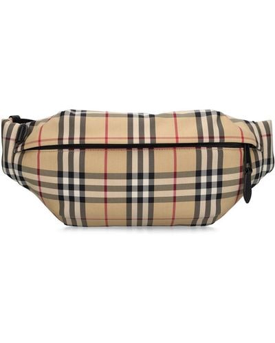 Burberry Sonny Nylon Check Belt Bag - Multicolour