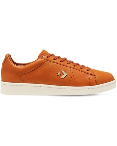 Converse Sneakers En Cuir "horween Premium Pro Ox" - Orange