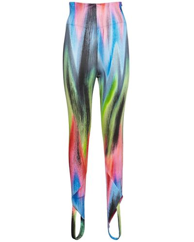 The Attico Pantaloni Jamie Spectrum Stampati - Multicolore