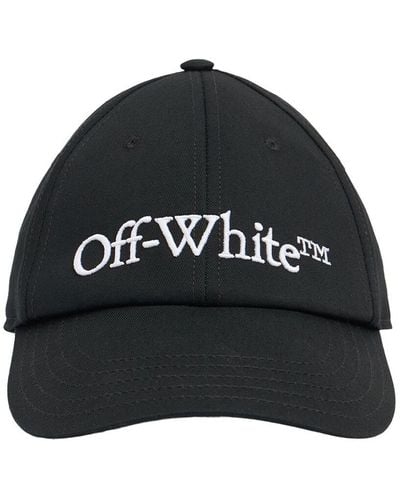 Off-White c/o Virgil Abloh Baseballkappe Aus Baumwolle "bksh" - Schwarz