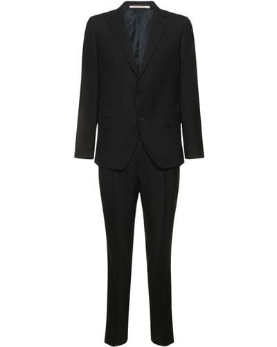 Valentino ウールスーツ - ブラック