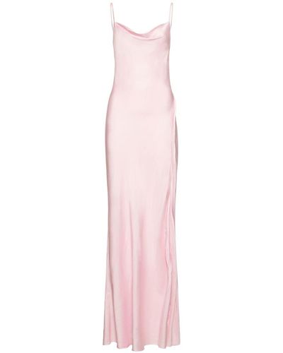 Bec & Bridge Joelle Split Viscose Blend Maxi Dress - Pink