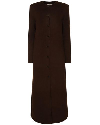 Loulou Studio Martil Wool & Cashmere Long Coat - Brown