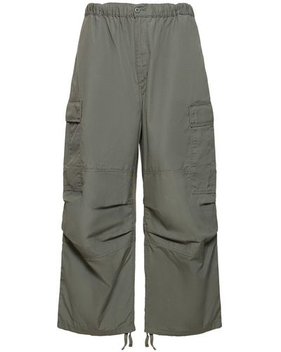 Carhartt Jet Rinsed Cotton Cargo Trousers - Grey