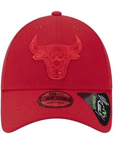 KTZ 9Forty Reprieve Chicago Bulls Hat - Red
