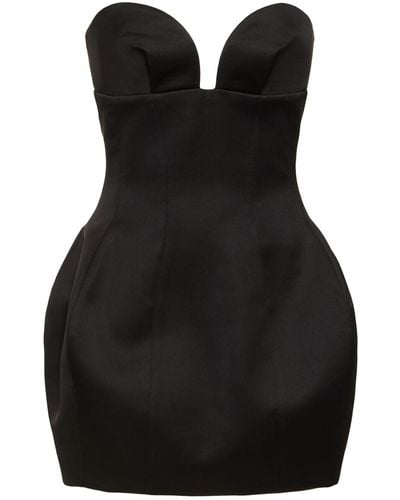 Monot Sweetheart Mini Dress - Black