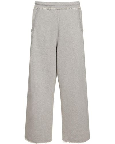 Jaded London Monster Marl Cotton Sweatpants - Grey