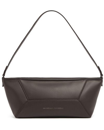 Brunello Cucinelli Softy Leather Shoulder Bag - Multicolor