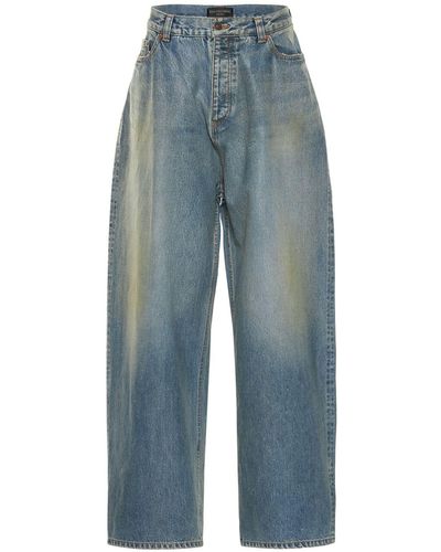 Balenciaga Jeans Aus Baumwolldenim - Blau