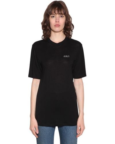 Kirin T-shirt En Jersey Léger "" - Noir