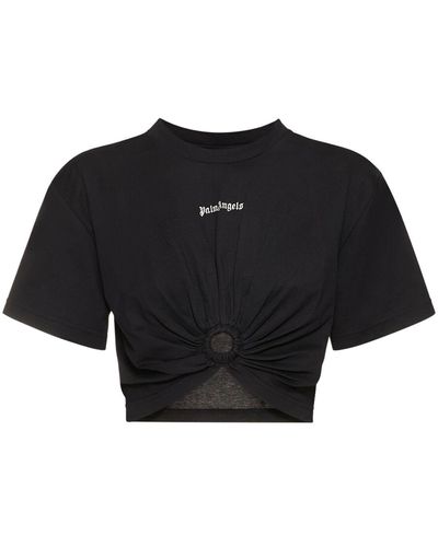 Palm Angels カットアウト Tシャツ - ブラック