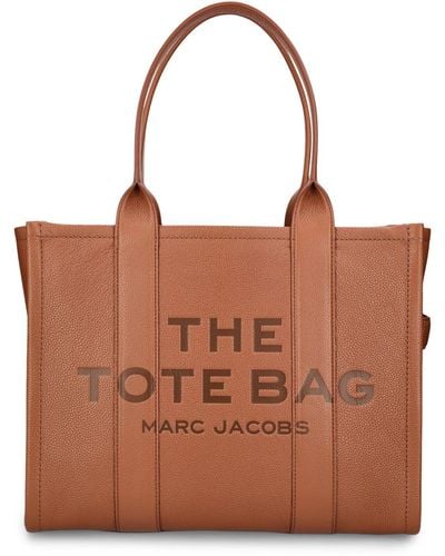 Marc Jacobs Ledertasche "the Large Tote" - Braun