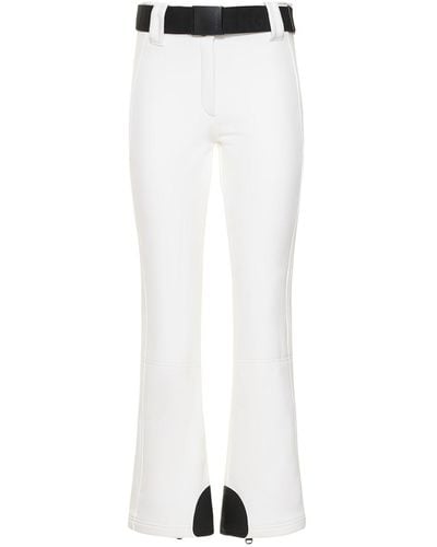 Goldbergh Pantaloni Sci Pippa In Softshell - Bianco
