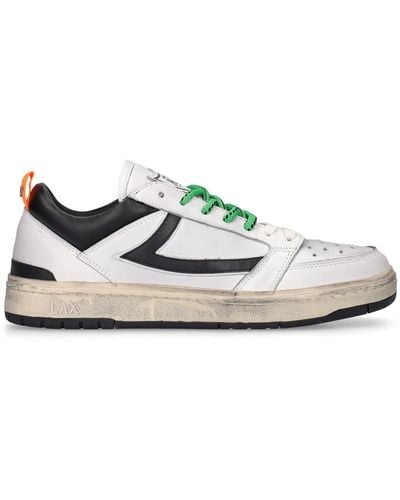 HTC Starlight Leather Low Top Trainers - White