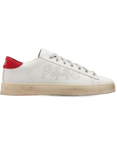 P448 Jack Leather Low Top Sneakers - White