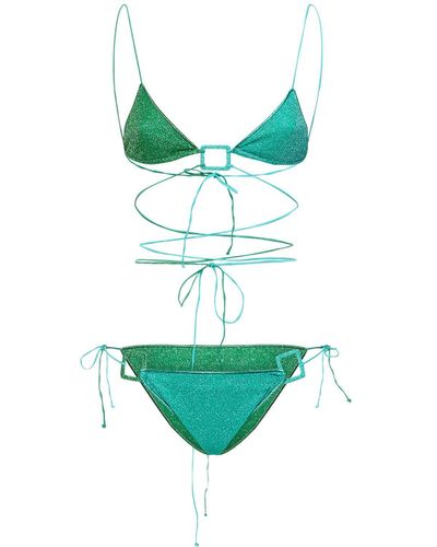 Oséree Set bikini a triangolo lumière - Verde