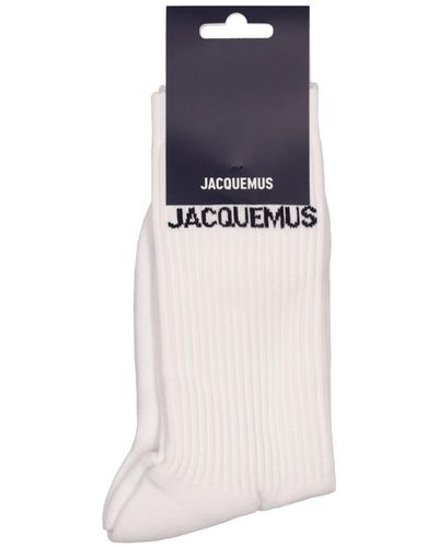 Jacquemus Les Chaussettes コットンブレンドソックス - ホワイト