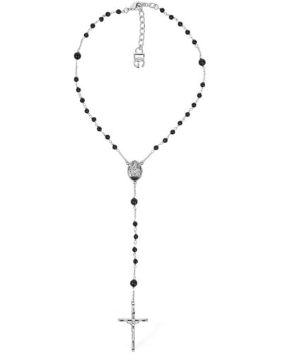 Dolce & Gabbana KIM DOLCE&GABBANA Collana rosario corta - Nero