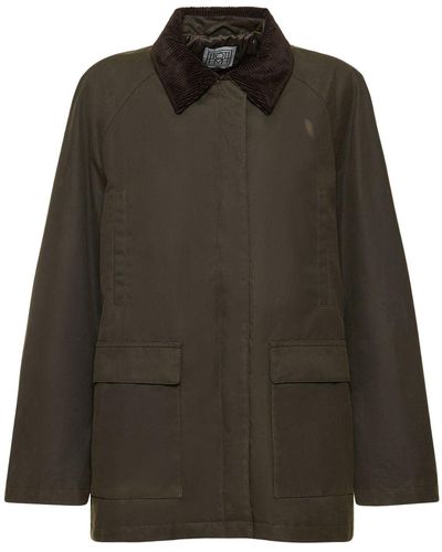 Totême Country Cotton Jacket - Green