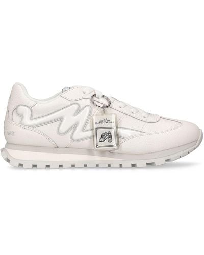 Marc Jacobs Sneakers jogger in pelle - Bianco