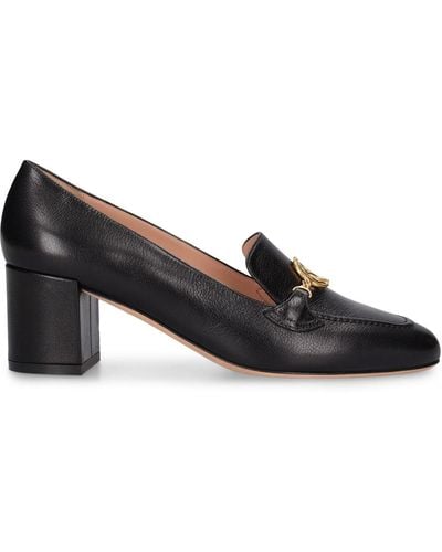 Bally 50Mm Obrien Leather Loafers - Black