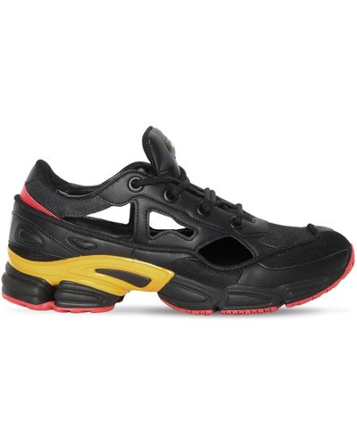 adidas By Raf Simons Rs Ozweego Replica Sneakers With Socks - Black