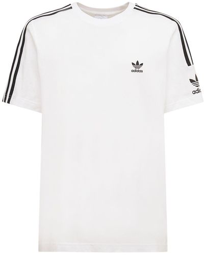 adidas Originals 3-stripes コットンtシャツ - ホワイト