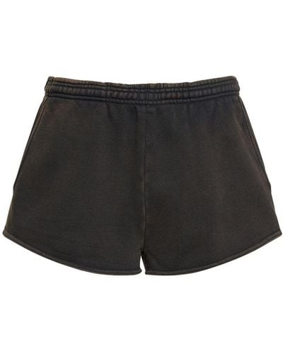 Entire studios Shorts washed black - Nero