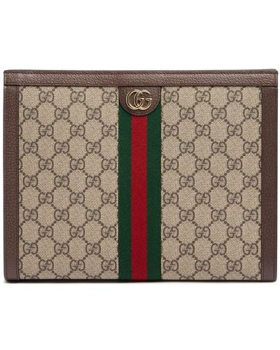 Gucci Ophidia ポーチ - ブラウン