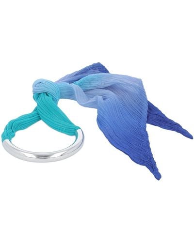 Isabel Marant Bracelet En Soie Poloma - Bleu