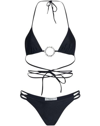 Alessandra Rich Bedruckter Bikini - Weiß