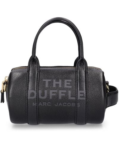 Marc Jacobs The Mini Duffle Leather Bag - Black