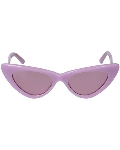 The Attico Dora Cat-eye Acetate Sunglasses - Purple