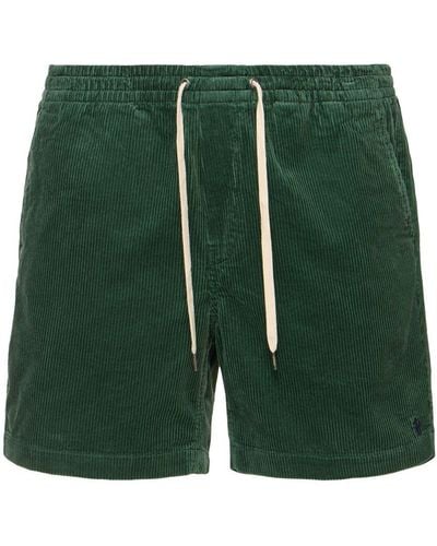 Polo Ralph Lauren Shorts in velluto a coste con coulisse - Verde