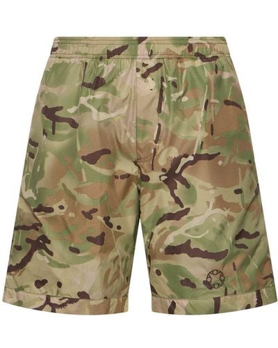 1017 ALYX 9SM Camo Print Nylon Shorts - Green