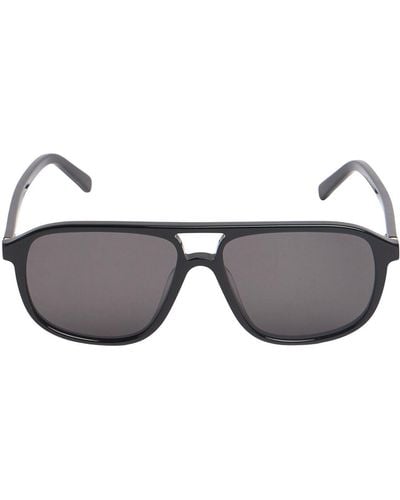 Velvet Canyon La Touriste Pilot Acetate Sunglasses - Grey