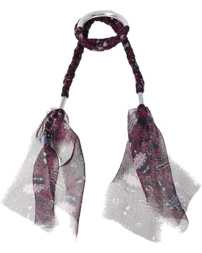 Isabel Marant Riviera Silk Bracelet - Purple